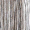 Effect Hair Topper by Ellen Wille | Heat-Friendly Synthetic, Lace Front, Monofilament - STONE GREY MIX 56.48.38 | Lightest/Light Brown and Medium Brown with Grey Blend