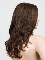DARK CHOCOLATE ROOTED 6.4.30 | Dark Brown, Darkest Brown, and Light Auburn blend with Dark Shaded Roots