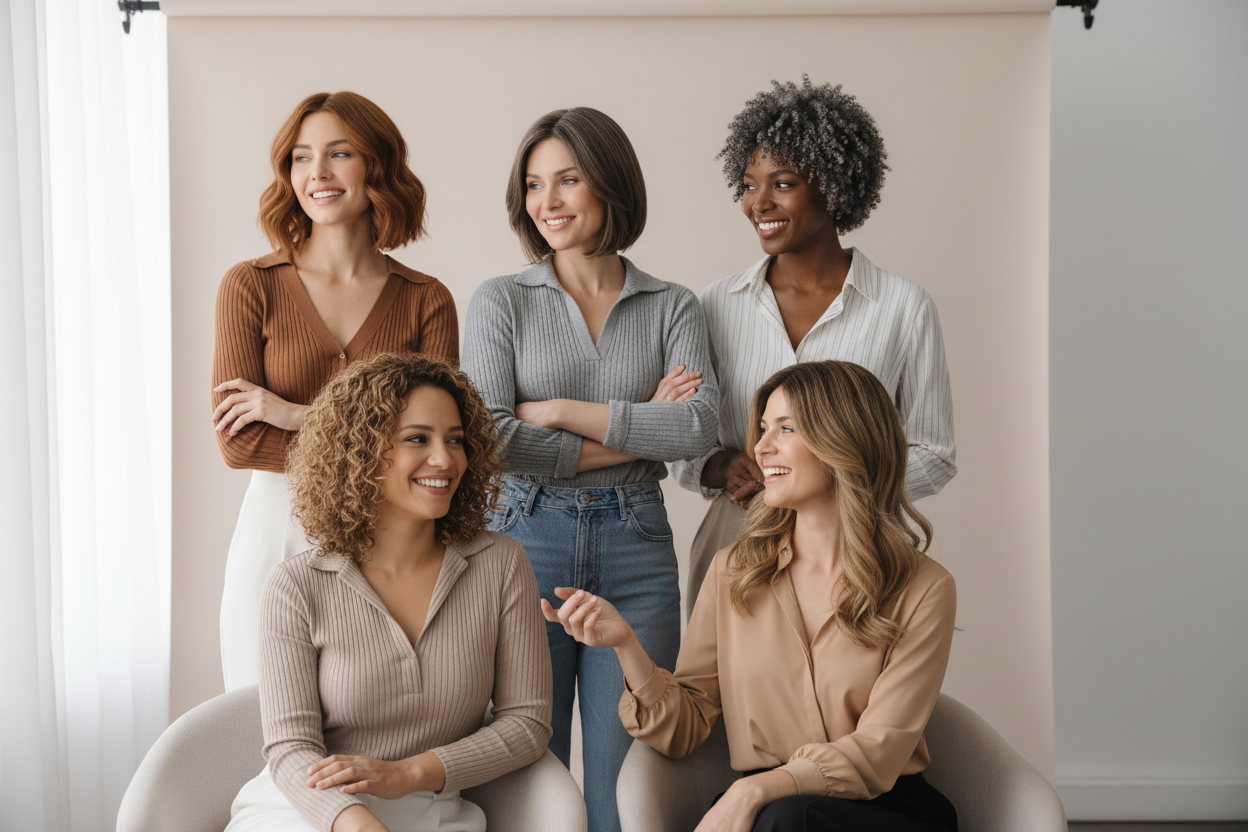 Blended Wigs – Human & Synthetic Fiber | Image Maker Wigs Online 