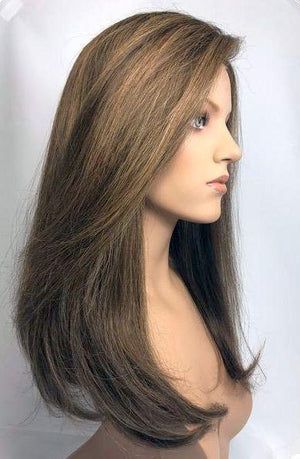Long Hair Topper 16" Human Hair 3/4 Demi-Cap Wig / Look of Love - Buy Wigs USA