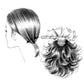 Look of Love Barrette Hair Extension for Nape With Natural Curls - Buy Wigs USA