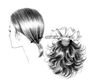Look of Love Barrette Hair Extension for Nape With Natural Curls - Buy Wigs USA