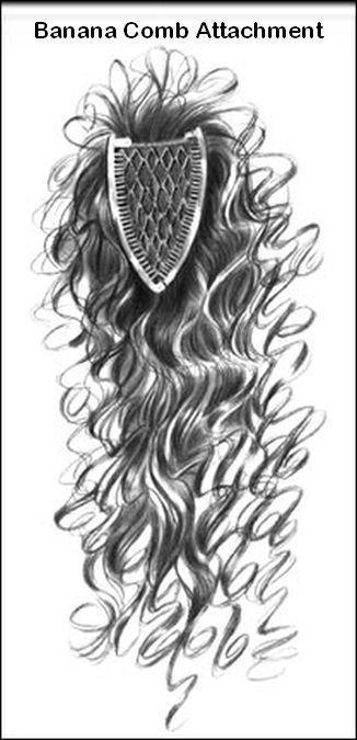 Effortless Glam | 18" Hair Extension with Banana Clip / Wing Comb | Look of Love - Buy Wigs USA