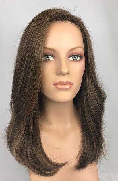 Long Hair Topper 16" Human Hair 3/4 Demi-Cap Wig / Look of Love - Buy Wigs USA