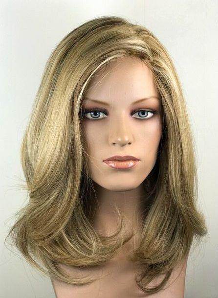 Human Hair Wig 12″ Long Mono Top Hand tied Lace Front - Image Maker Wigs Online