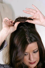 MINI FALL HAIR FILLER HD 16″ LENGTH / 2 1/2″ BASE / NTN-16 - Image Maker Wigs Online