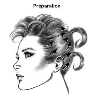 Effortless Glam | 18" Hair Extension with Banana Clip / Wing Comb | Look of Love - Buy Wigs USA