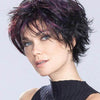 Relax Wig – Short Shaggy Layers, Lace Front Heat-Friendly Synthetic Wig Ellen Wille - BLACK CHERRY MIX 1.131 | Black and Deep Wine Red Blend