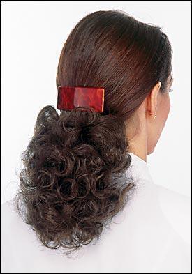 Look of Love Barrette Hair Extension for Nape With Natural Curls - Buy Wigs USA