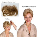 Topper Human Hair Integration Piece 4" x 6" Addition Extension - Buy Wigs USA