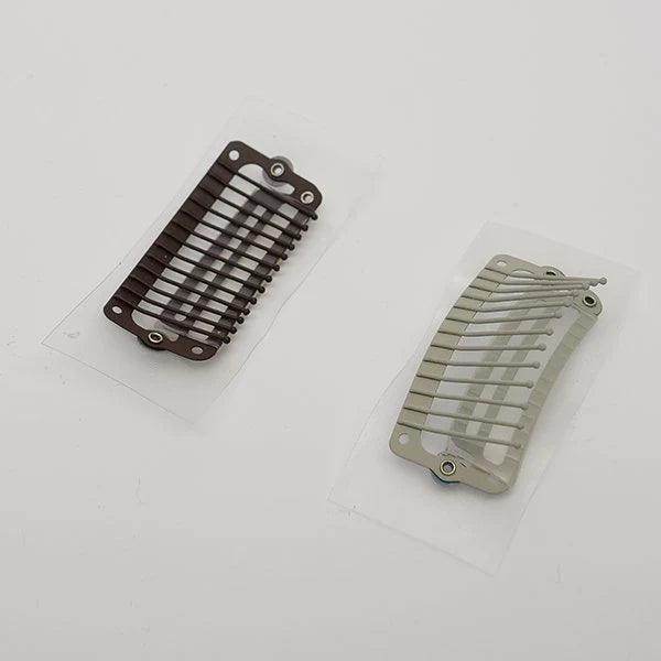 Juspita Pressure Clip for Wigs & Toppers – No Pull Clip for Fine Hair, Reusable & Easy to Attach | Available in Dark Brown & Grey - Image Maker Wigs Online