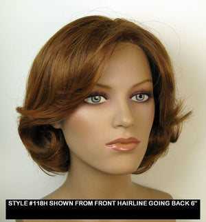 Human hair topper 8" Long 6"x6" base by Look of Love - Buy Wigs USA