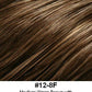 Long Human Hair Topper 6"x5" base 12" length by Look of Love - Buy Wigs USA