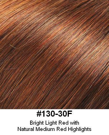 Long Human Hair Topper 6"x5" base 12" length by Look of Love - Buy Wigs USA