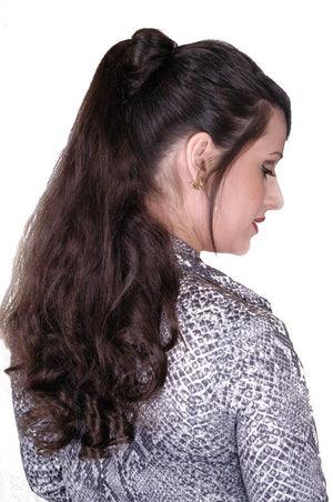 Transform Your Style: 20" Human Hair Switch | Chignon & Braid Hair Addition | Look of Love - Buy Wigs USA