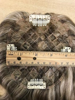 Topper Human Hair 4.5" x 5" base 6" long Addition # 237-H - Buy Wigs USA
