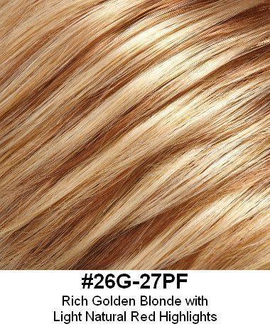 Long Human Hair Topper 6"x5" base 12" length by Look of Love - Buy Wigs USA
