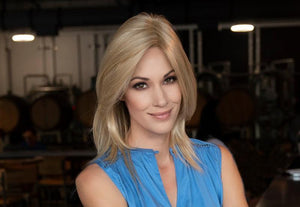 Ava | EnvyHair 30/70 Human Hair Synthetic Mono Part Lace Front Wig by Envy Alan Eaton | Sleek & Alluring Style, Heat-Friendly Versatility - Buy Wigs USA