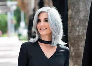 Zoey Human Synthetic Blend Lace Front Mono Top Hand tied Wig - Buy Wigs USA