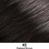 Topper Human Hair Integration Piece 4" x 6" Addition Extension | Look of Love - 2 Darkest Brown