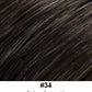 Long Human Hair Topper 6"x5" base 12" length by Look of Love - Buy Wigs USA