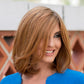Lynsey - EnvyHair Human Hair Synthetic Blended Mono Top Wig by Envy - Buy Wigs USA