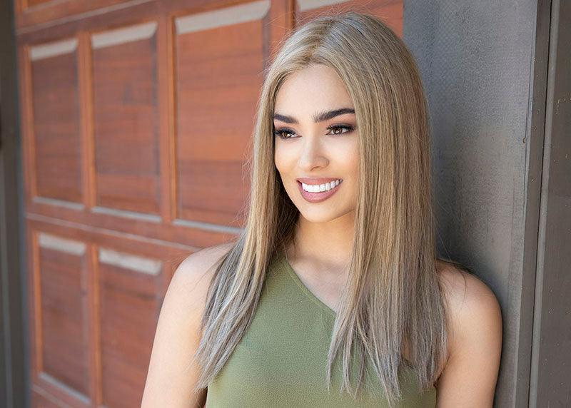 Veronica EnvyHair Human Synthetic Blend Mono Top lace front Wig - Buy Wigs USA