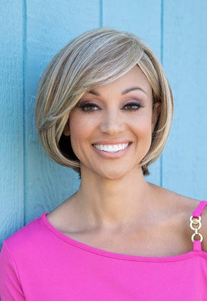 Shyla EnvyHair Human Hair/ Synthetic Blend Wig Hand-Tied - Buy Wigs USA