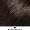 Topper Human Hair Integration Piece 4" x 6" Addition Extension | Look of Love - 4 Medium/Dark Brown