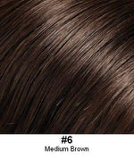 Long Human Hair Topper 6"x5" base 12" length by Look of Love - Buy Wigs USA