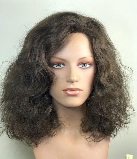 “Cheyenne” Luxurious “S” Wave Curl Human/Synthetic Blend Full Wig - Buy Wigs USA