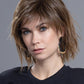 Anima | Mini Lace Front Mono Crown Heat-Friendly Synthetic Wig by Ellen Wille | Edgy Beach Waves, Blunt Fringe, Petite Average Fit - Buy Wigs USA