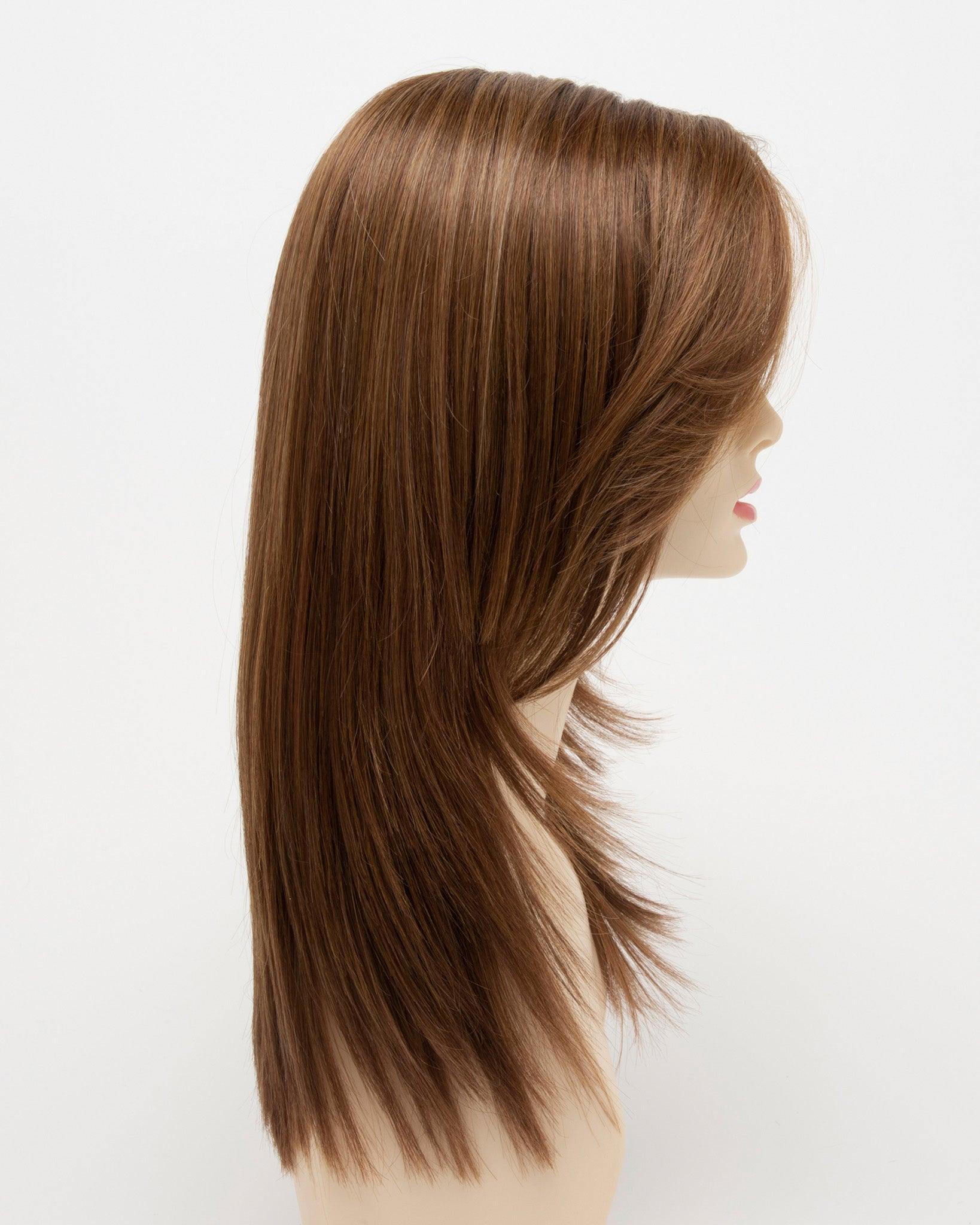Ava | EnvyHair 30/70 Human Hair Synthetic Mono Part Lace Front Wig by Envy Alan Eaton | Sleek & Alluring Style, Heat-Friendly Versatility - Buy Wigs USA