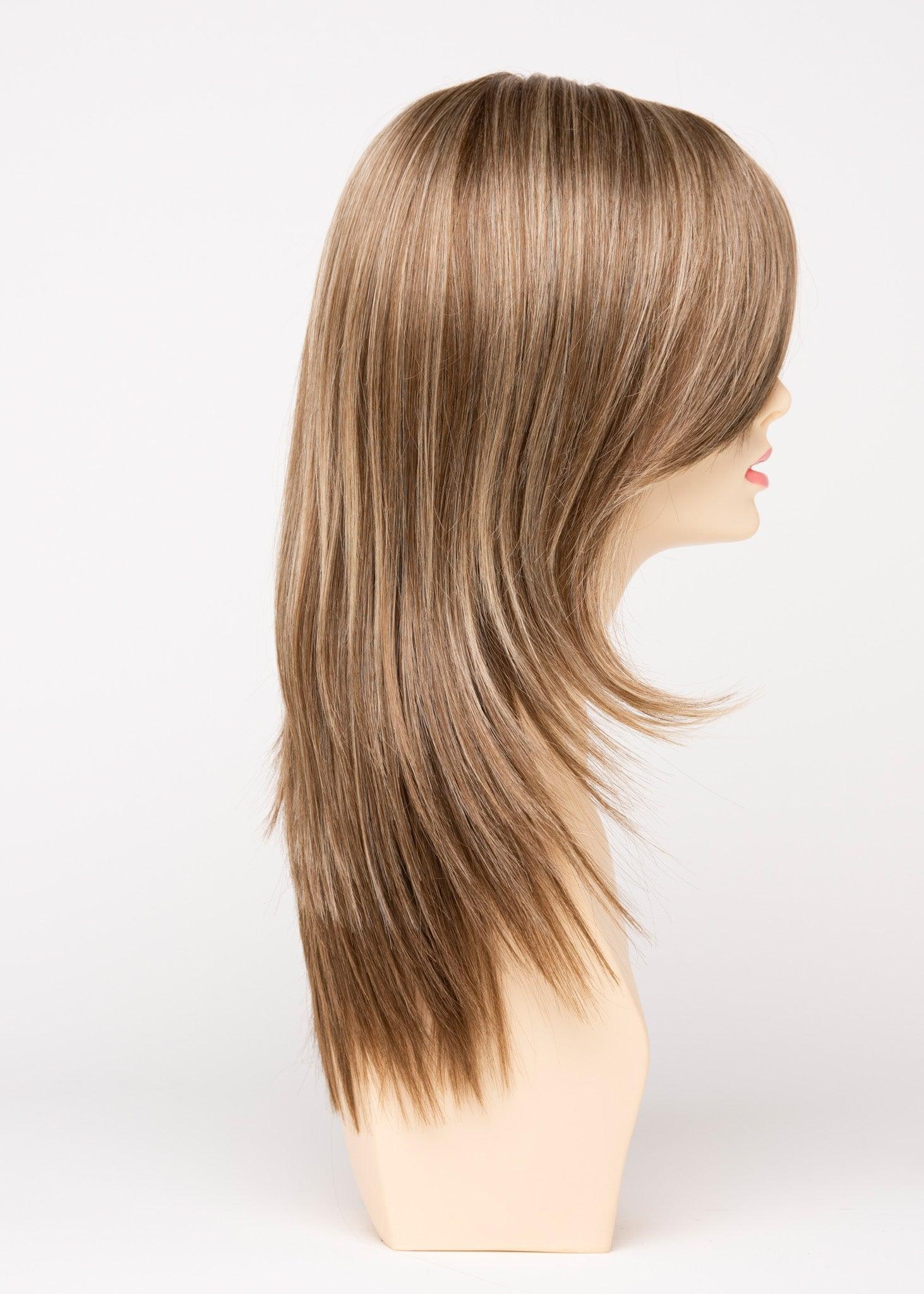 Ava | EnvyHair 30/70 Human Hair Synthetic Mono Part Lace Front Wig by Envy Alan Eaton | Sleek & Alluring Style, Heat-Friendly Versatility - Buy Wigs USA