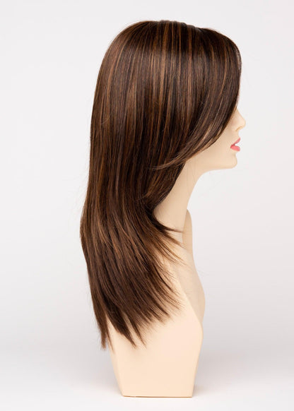 Ava | EnvyHair 30/70 Human Hair Synthetic Mono Part Lace Front Wig by Envy Alan Eaton | Sleek & Alluring Style, Heat-Friendly Versatility - Buy Wigs USA