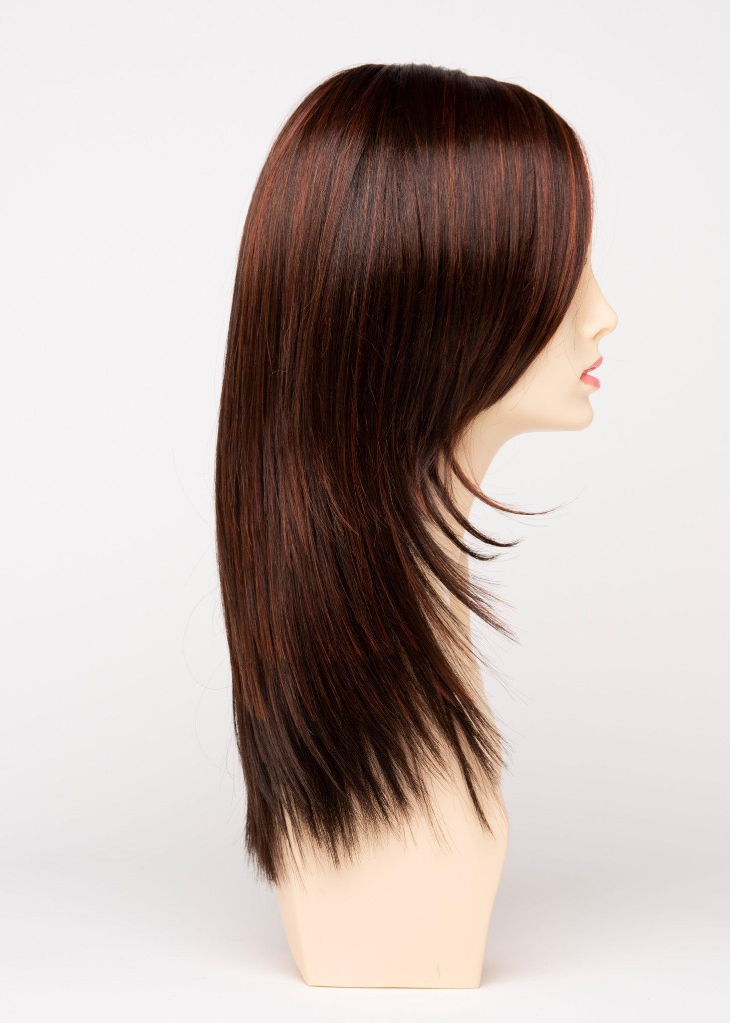Ava | EnvyHair 30/70 Human Hair Synthetic Mono Part Lace Front Wig by Envy Alan Eaton | Sleek & Alluring Style, Heat-Friendly Versatility - Buy Wigs USA