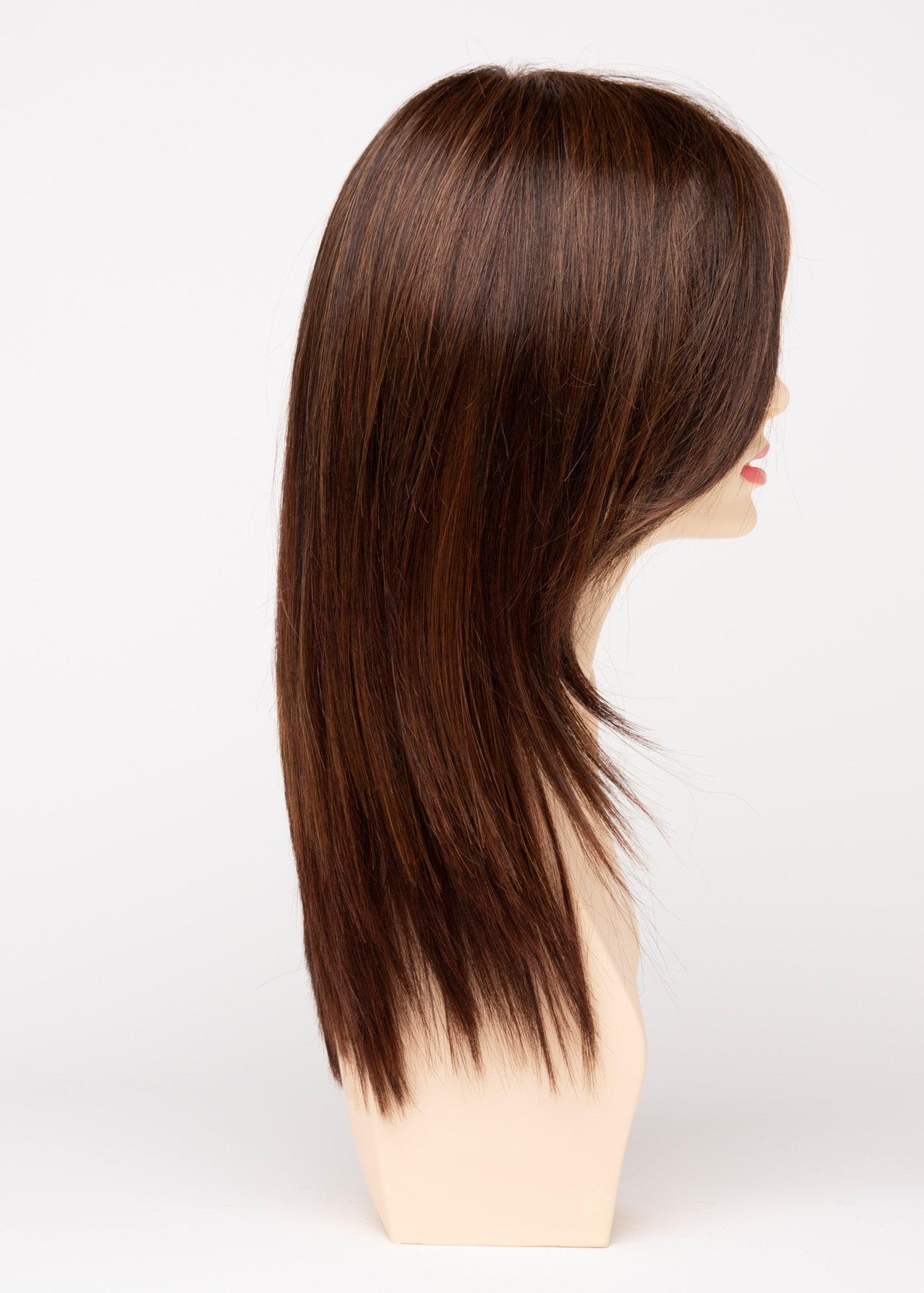 Ava | EnvyHair 30/70 Human Hair Synthetic Mono Part Lace Front Wig by Envy Alan Eaton | Sleek & Alluring Style, Heat-Friendly Versatility - Buy Wigs USA