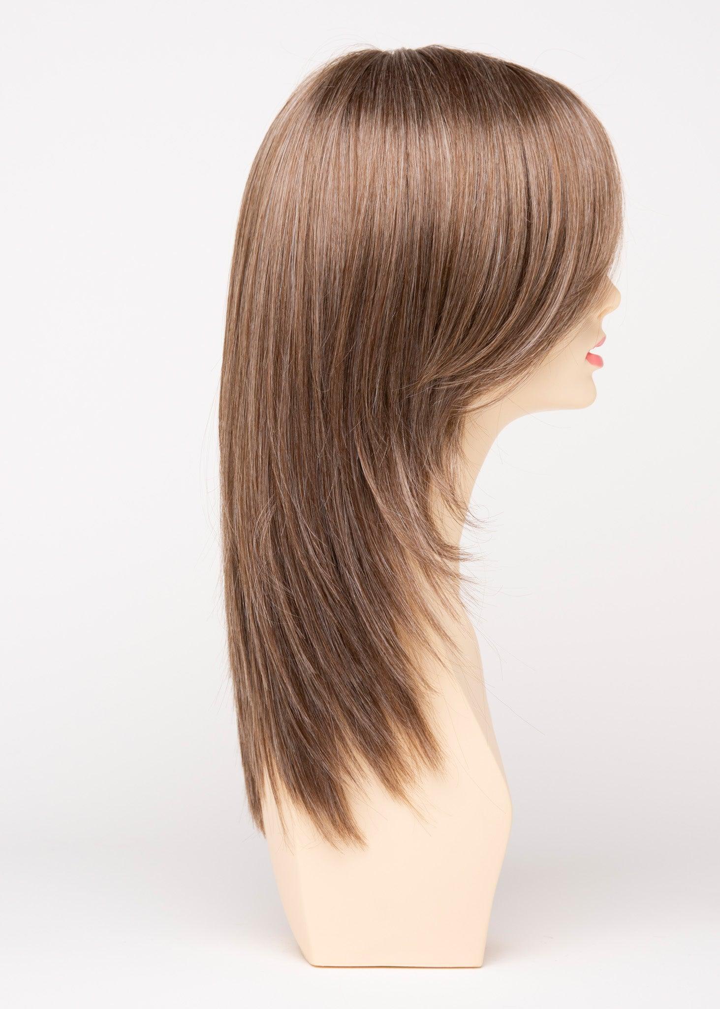 Ava | EnvyHair 30/70 Human Hair Synthetic Mono Part Lace Front Wig by Envy Alan Eaton | Sleek & Alluring Style, Heat-Friendly Versatility - Buy Wigs USA