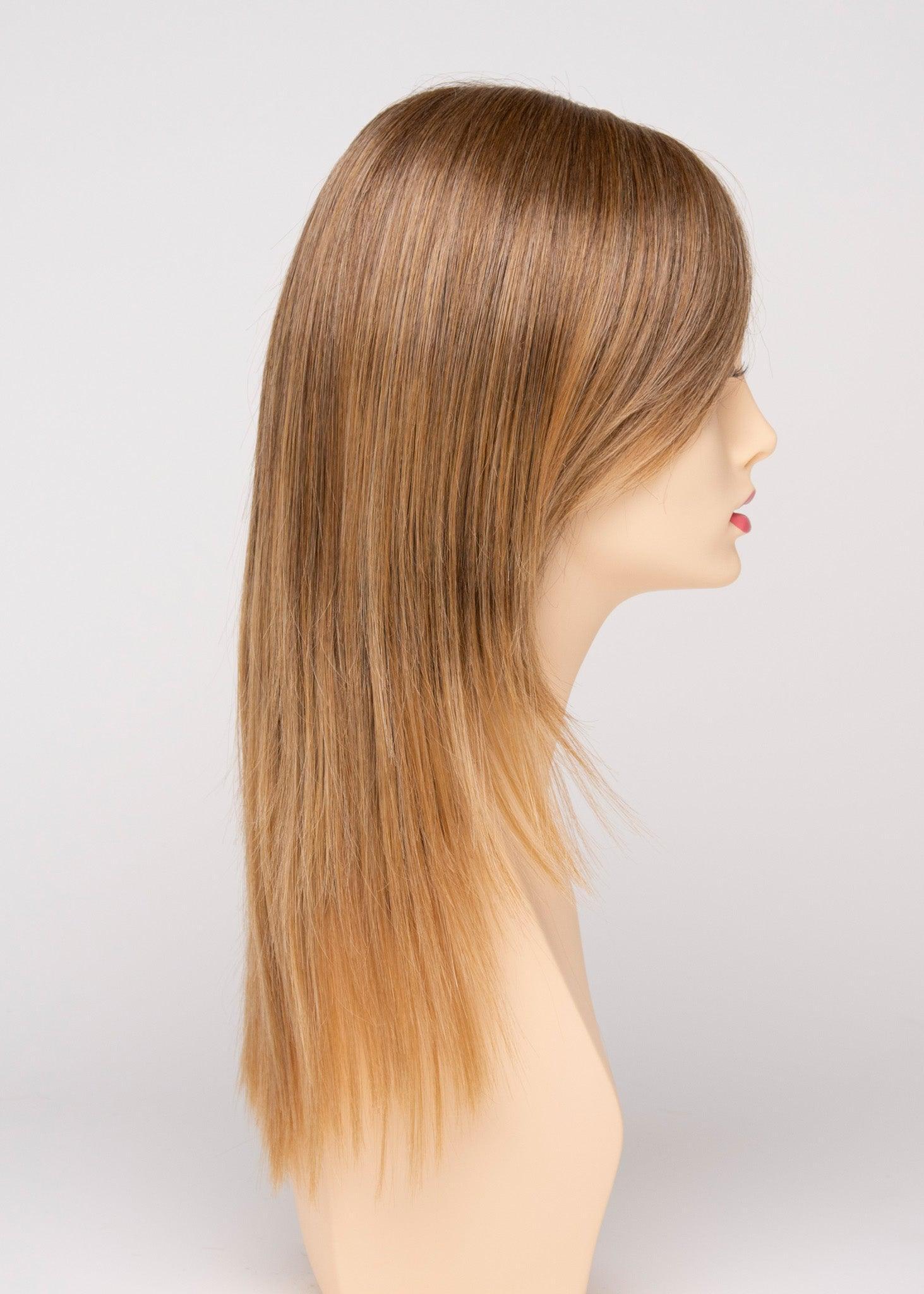 Ava | EnvyHair 30/70 Human Hair Synthetic Mono Part Lace Front Wig by Envy Alan Eaton | Sleek & Alluring Style, Heat-Friendly Versatility - Buy Wigs USA