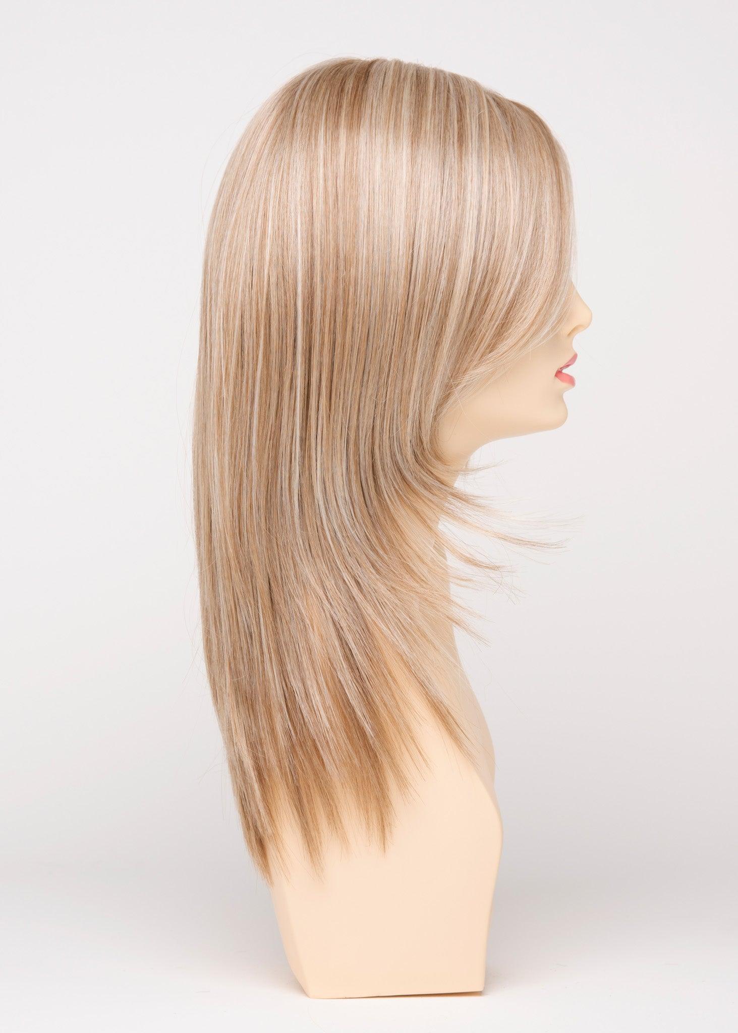 Ava | EnvyHair 30/70 Human Hair Synthetic Mono Part Lace Front Wig by Envy Alan Eaton | Sleek & Alluring Style, Heat-Friendly Versatility - Buy Wigs USA