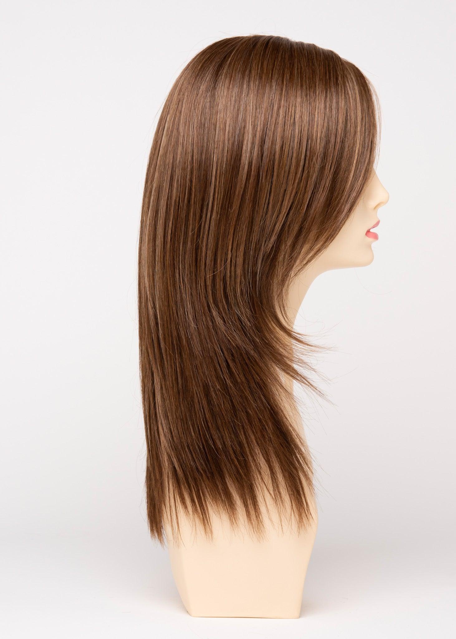 Ava | EnvyHair 30/70 Human Hair Synthetic Mono Part Lace Front Wig by Envy Alan Eaton | Sleek & Alluring Style, Heat-Friendly Versatility - Buy Wigs USA