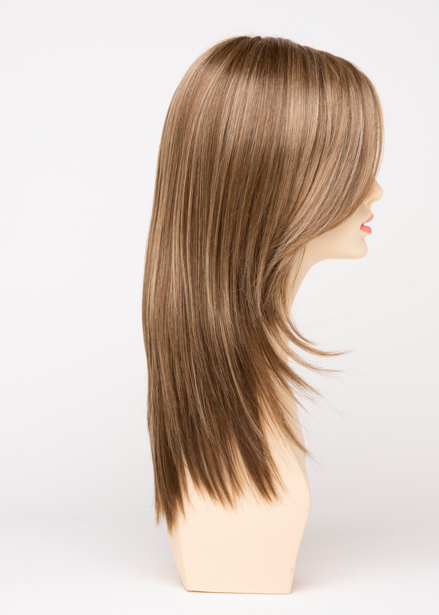 Ava | EnvyHair 30/70 Human Hair Synthetic Mono Part Lace Front Wig by Envy Alan Eaton | Sleek & Alluring Style, Heat-Friendly Versatility - Buy Wigs USA