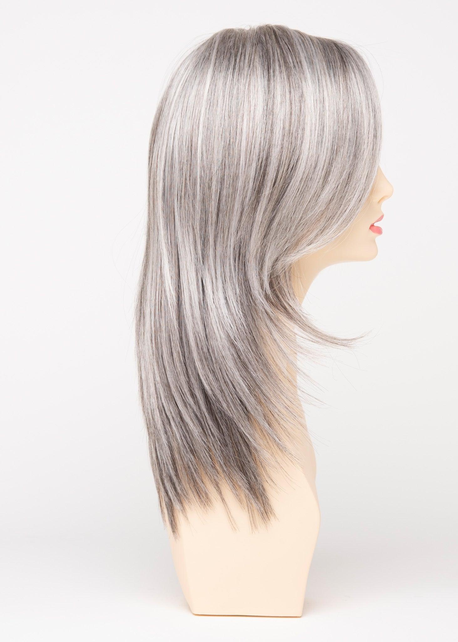 Ava | EnvyHair 30/70 Human Hair Synthetic Mono Part Lace Front Wig by Envy Alan Eaton | Sleek & Alluring Style, Heat-Friendly Versatility - Buy Wigs USA