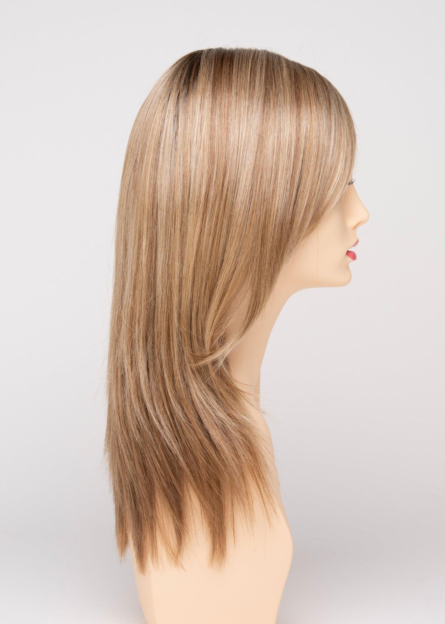 Ava | EnvyHair 30/70 Human Hair Synthetic Mono Part Lace Front Wig by Envy Alan Eaton | Sleek & Alluring Style, Heat-Friendly Versatility - Buy Wigs USA