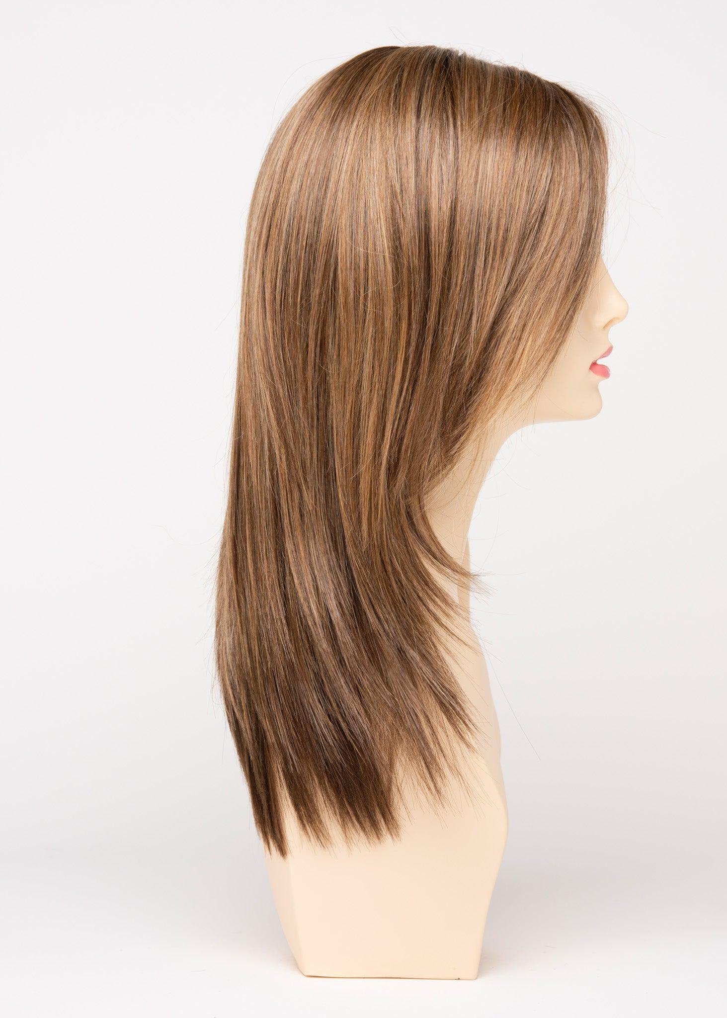 Ava | EnvyHair 30/70 Human Hair Synthetic Mono Part Lace Front Wig by Envy Alan Eaton | Sleek & Alluring Style, Heat-Friendly Versatility - Buy Wigs USA