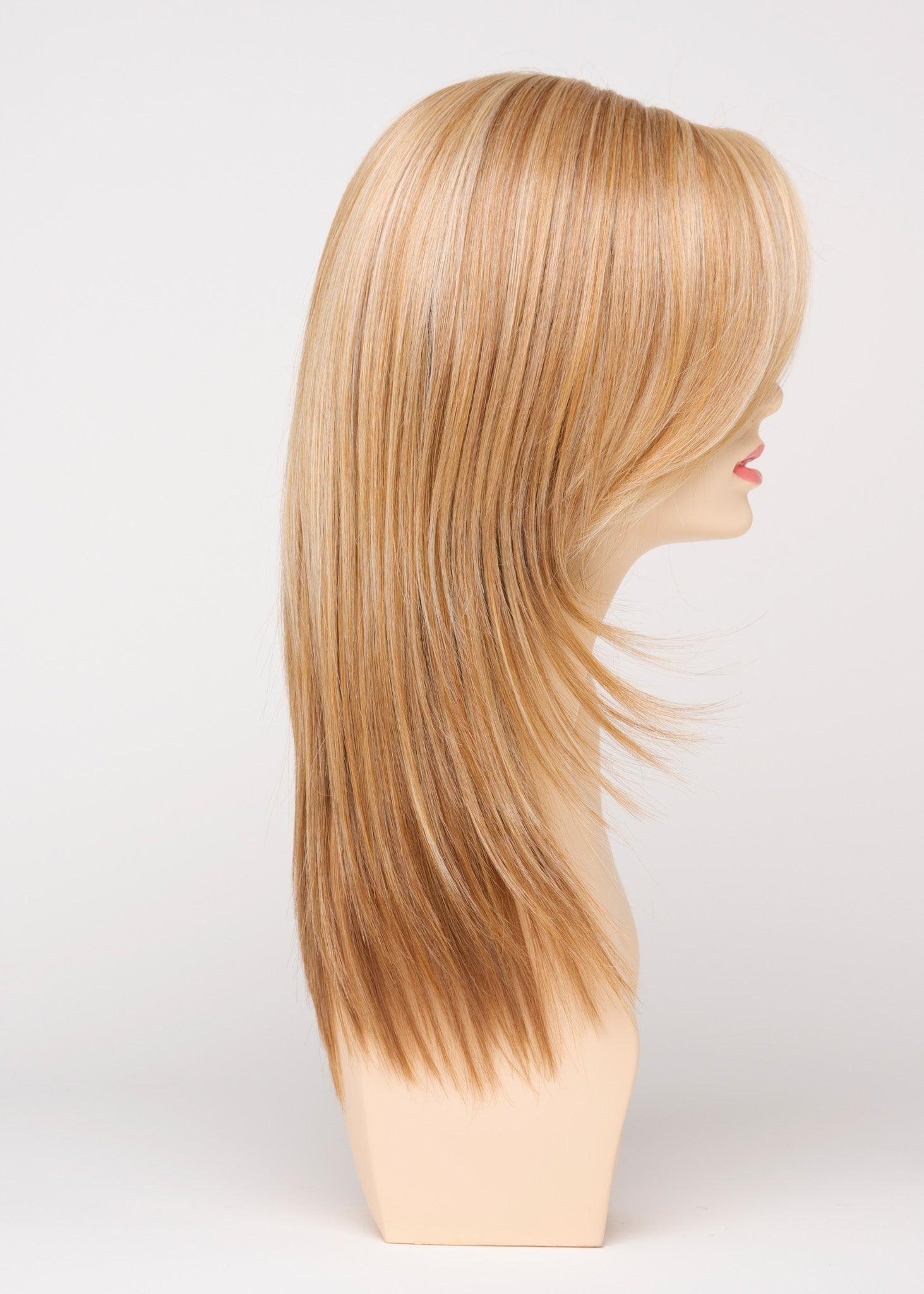 Ava | EnvyHair 30/70 Human Hair Synthetic Mono Part Lace Front Wig by Envy Alan Eaton | Sleek & Alluring Style, Heat-Friendly Versatility - Buy Wigs USA