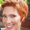 FIONA - EnvyHair Monofilament Top Crown Lace Front Wig Pixi Cut - Lighter Red