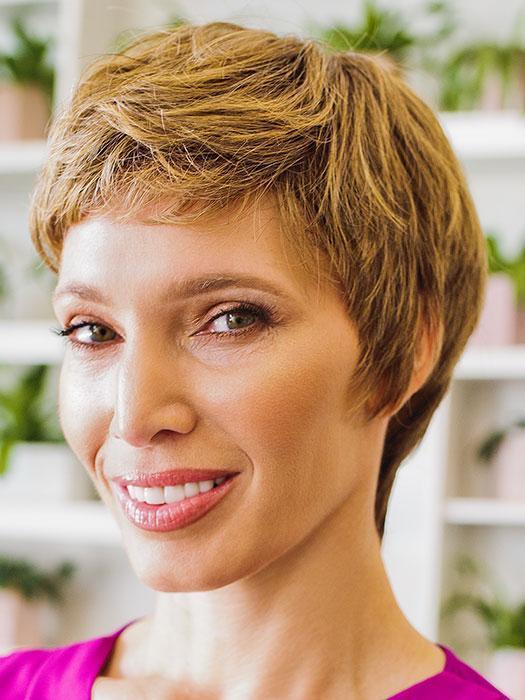 FIONA - EnvyHair Monofilament Top Crown Lace Front Wig Pixi Cut - Buy Wigs USA