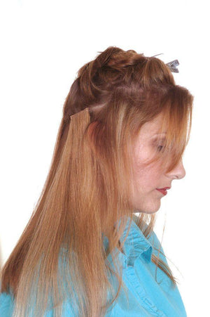 Human 16” hair extension Add Volume Temple Sides Crown - Buy Wigs USA