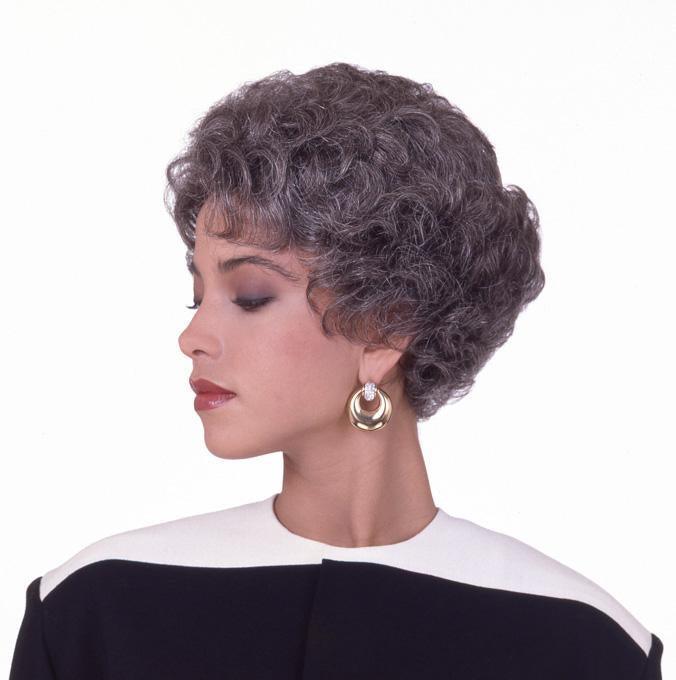 Elle | Kanekalon Fiber Wig | Synthetic | Curly | Wavy | Hand tied | Look of Love - Buy Wigs USA